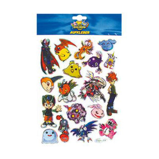 Stickers digimon jumbo | 50 stuks