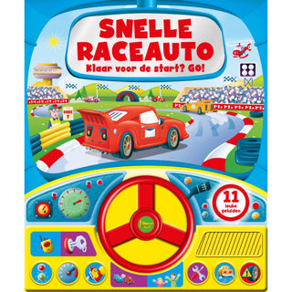 Geluidsboek snelle raceauto