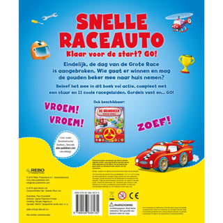 Geluidsboek snelle raceauto