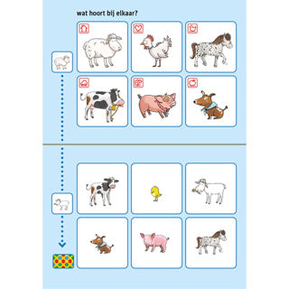 Loco oefenboekje fien en teun met de dieren
