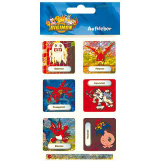 Stickers digimon assortiment