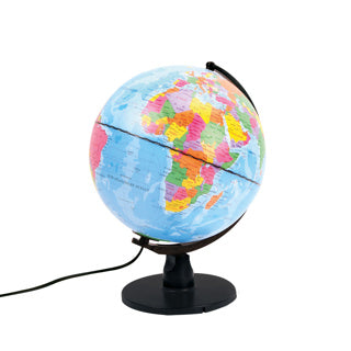 Wetenschapsbol met licht english led 25 cm