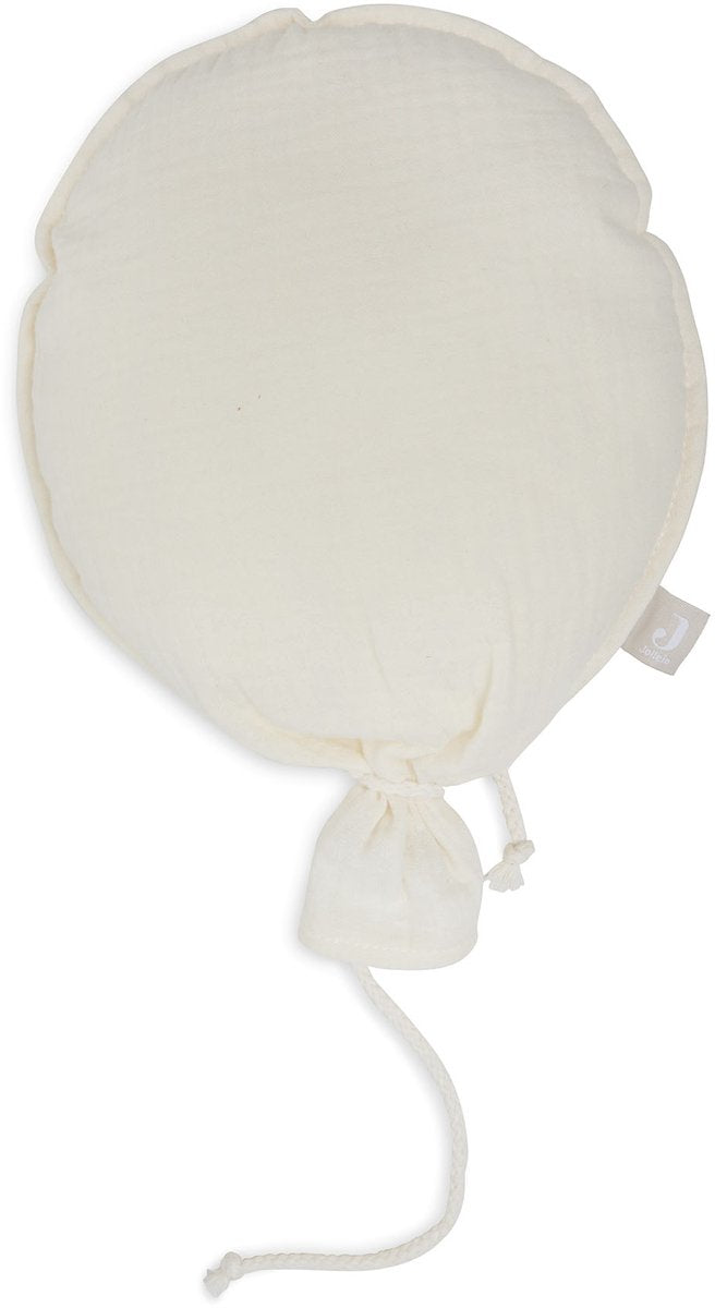 Jollein - stoffen ballon - 25x50cm - ivory - party collection - muurdecoratie ballon van stof - babykamer decoratie