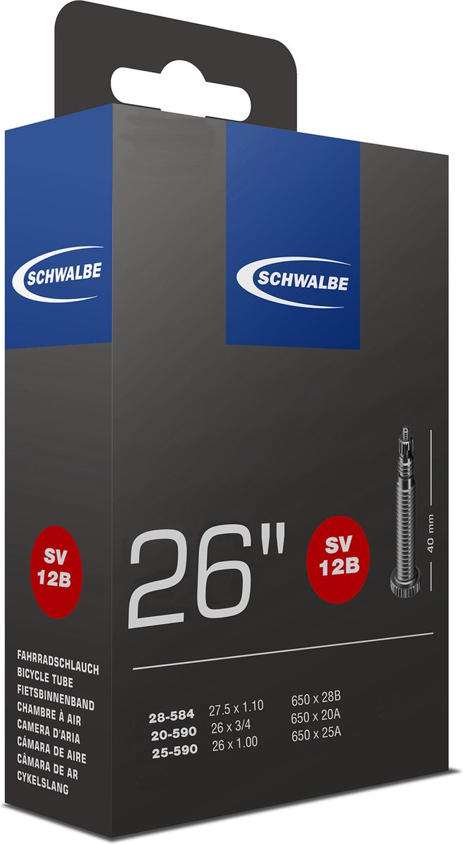 Schwalbe Binnenband FV SV12B 26 18 25-590