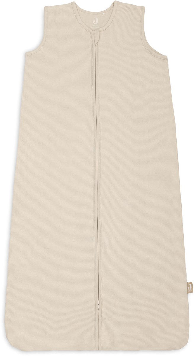 Jollein slaapzak baby mouwloos 70cm - jersey - little waffle sand