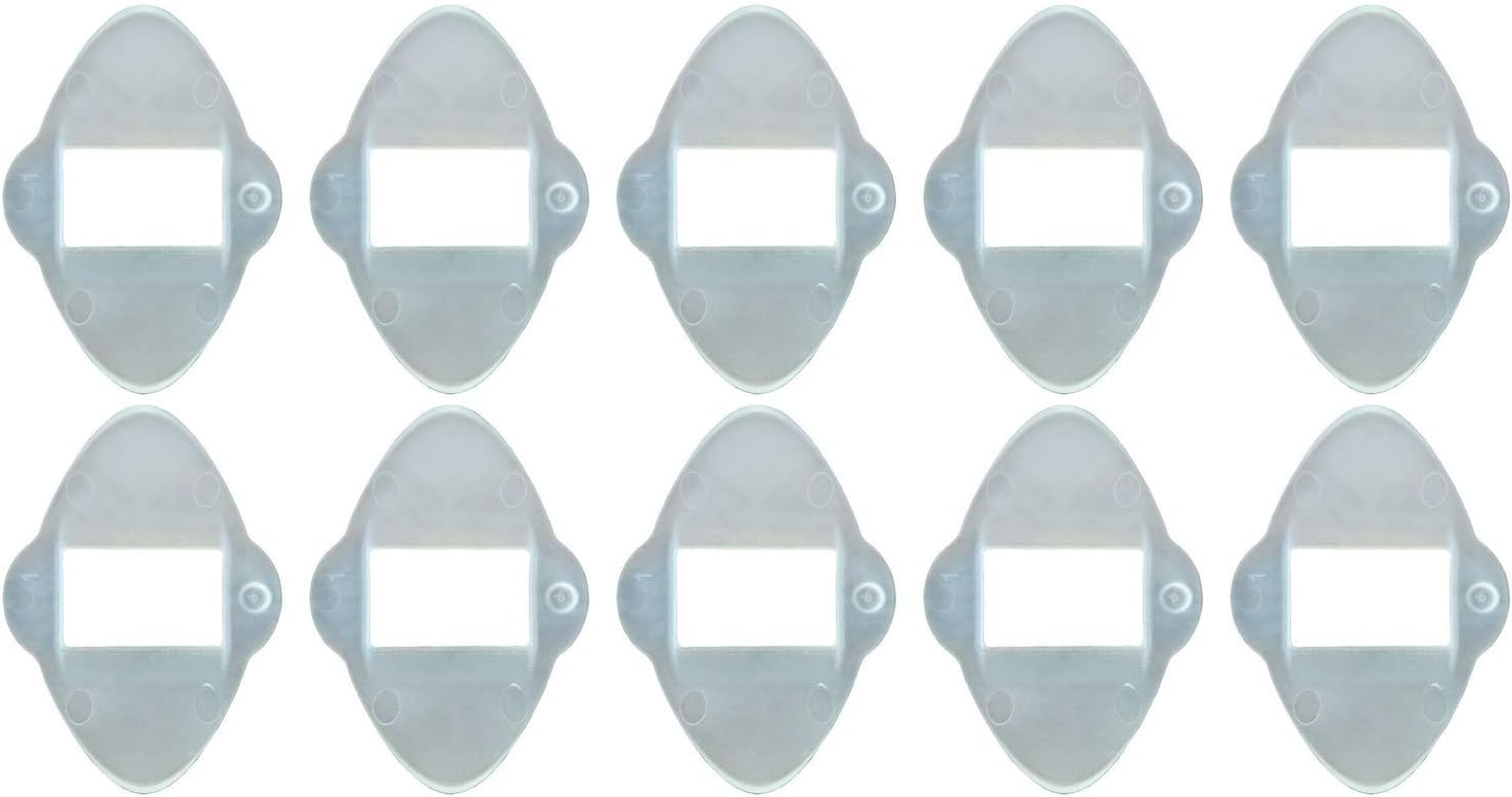 Sks spatbord rubber transparant per 10 stuks