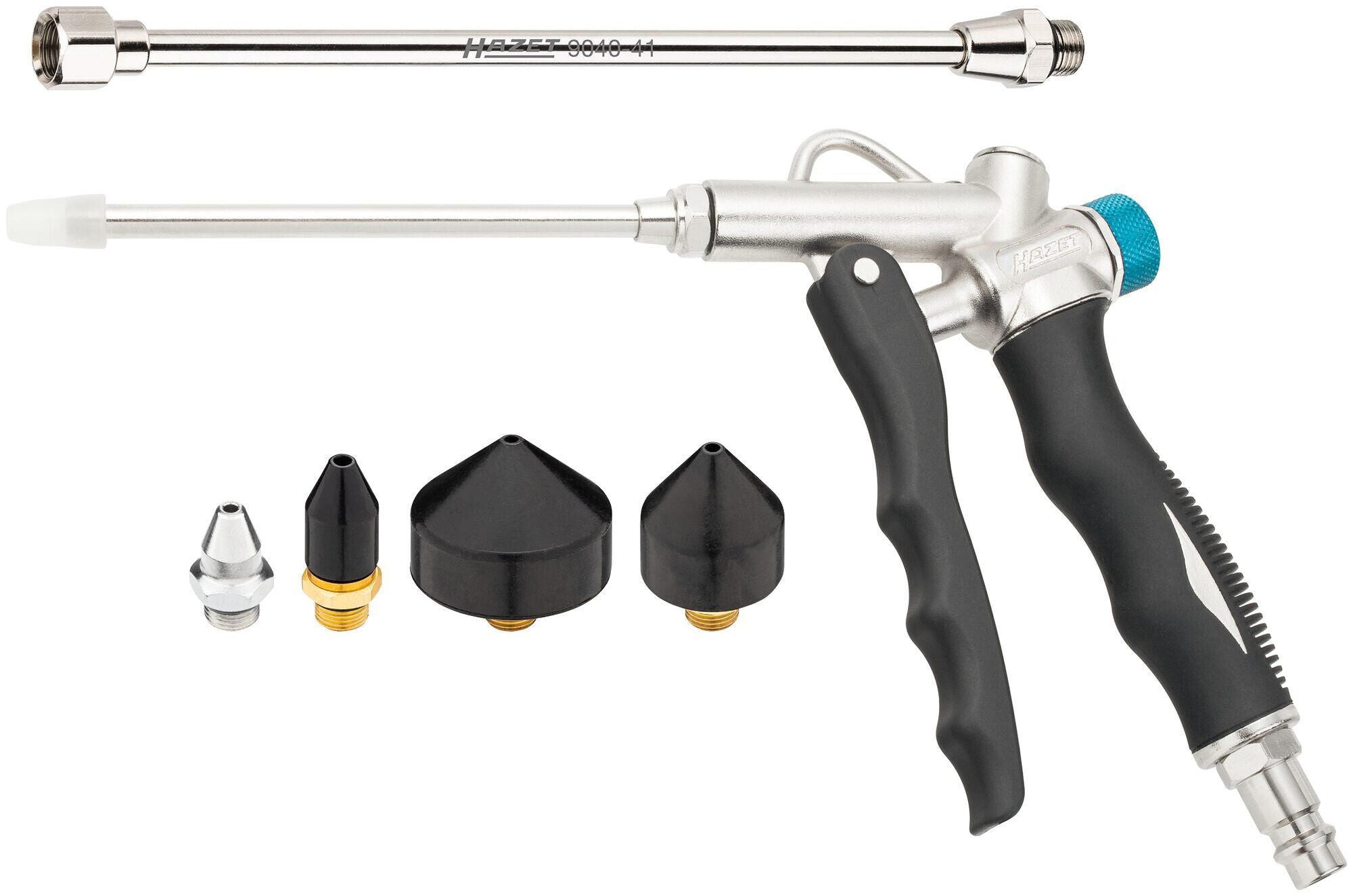 Hazet blaaspistool set 9040-4 6 . air blow guns nozzle set
