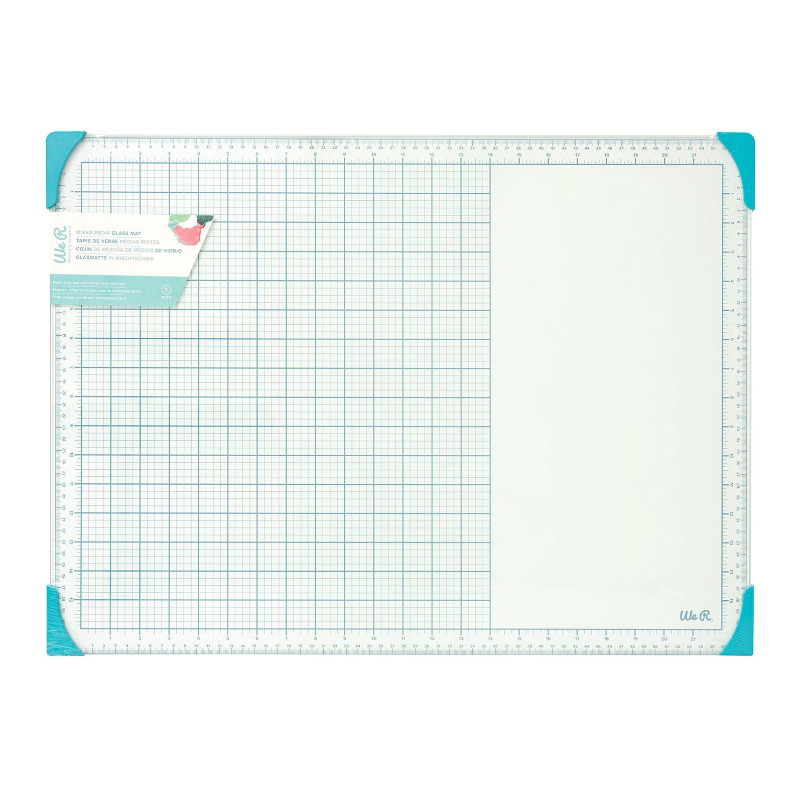 We r makers • mixed media glass mat