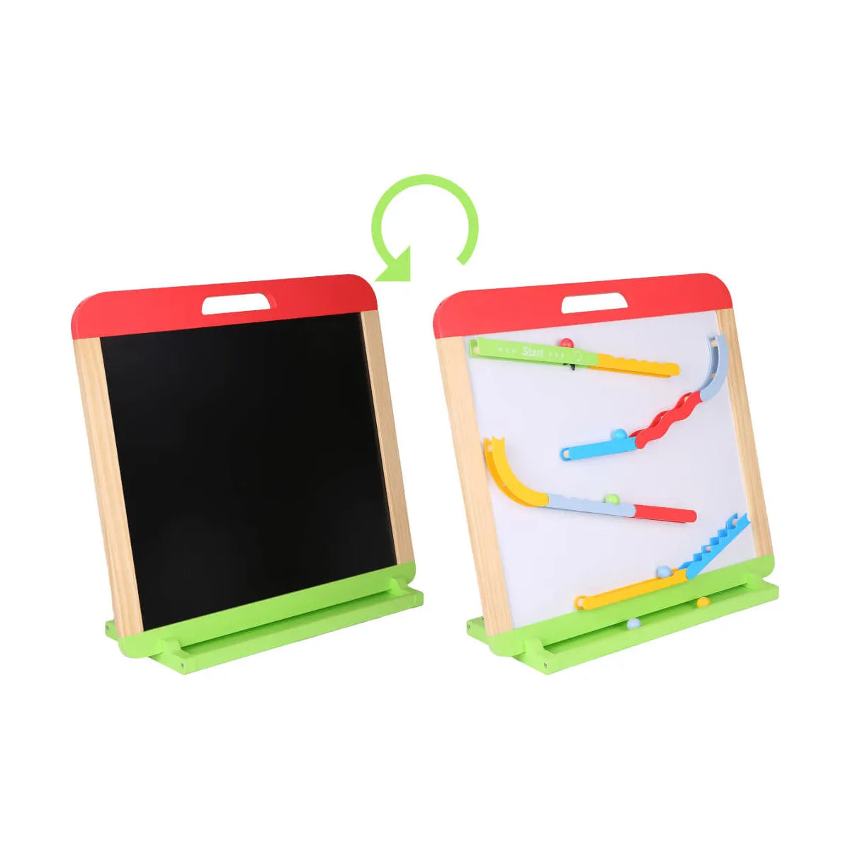 Vedes spielmaus teken magneetbord met ballenbaan