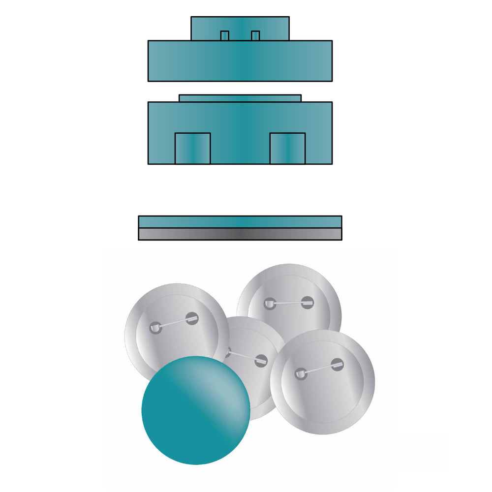 We r makers • button press inzetstuk groot ø58mm