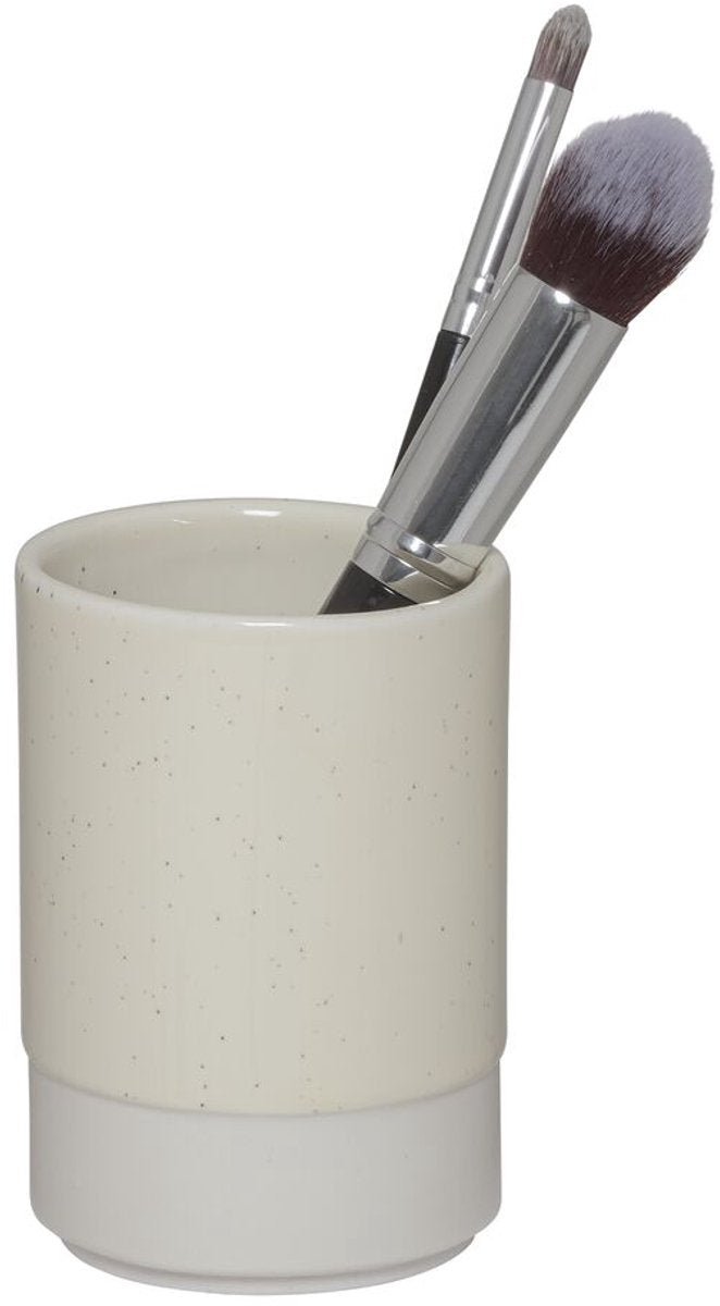 Sealskin - sablon - tandenborstelbeker - vrijstaand - off-white