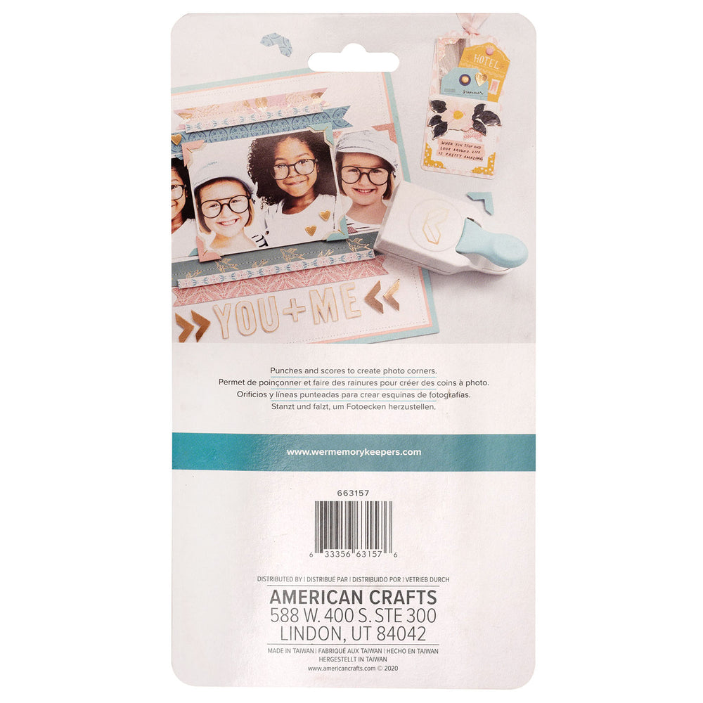 We r makers • embossing photo corner punch
