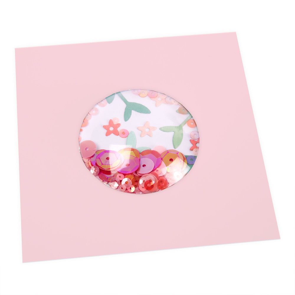 Sizzix • shaker domes circle 5,1cm 8stuks