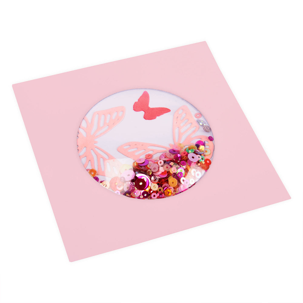 Sizzix • shaker domes circle 5,1cm 6stuks