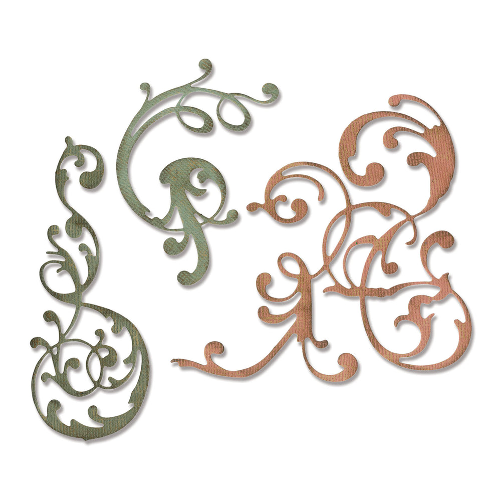 Sizzix • tim holtz thinlits die set adorned 3pcs