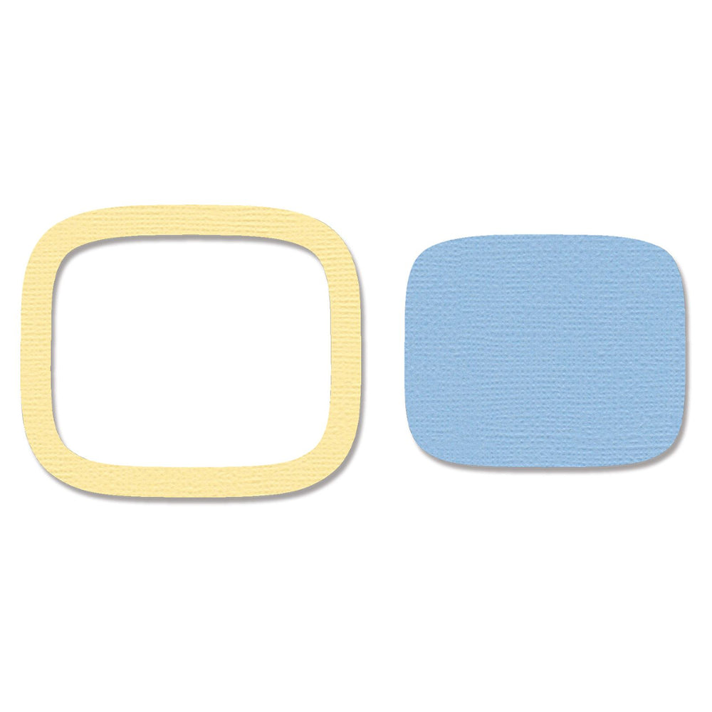 Sizzix • framelits die set rounded squares 2pieces