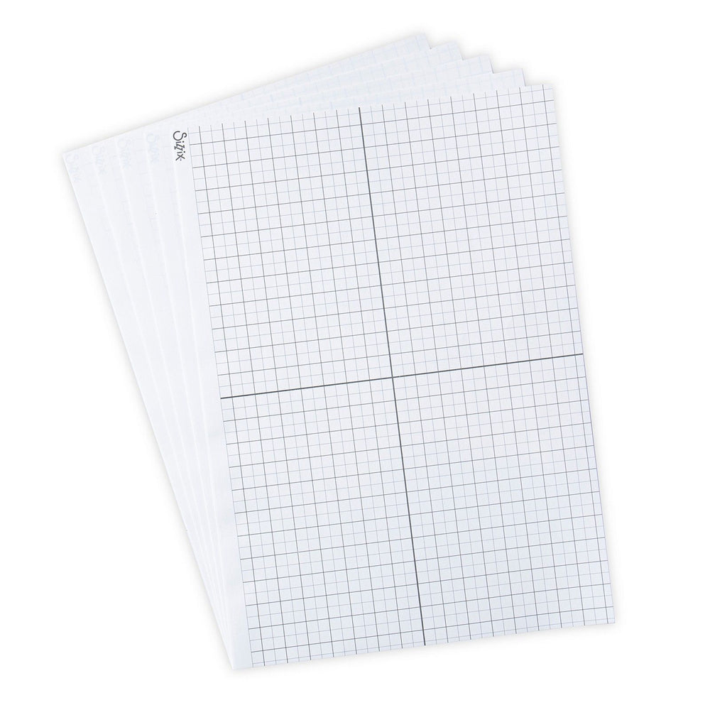 Sizzix • accessory sticky grid sheets 8 1 4 x11 5 8 5stuks