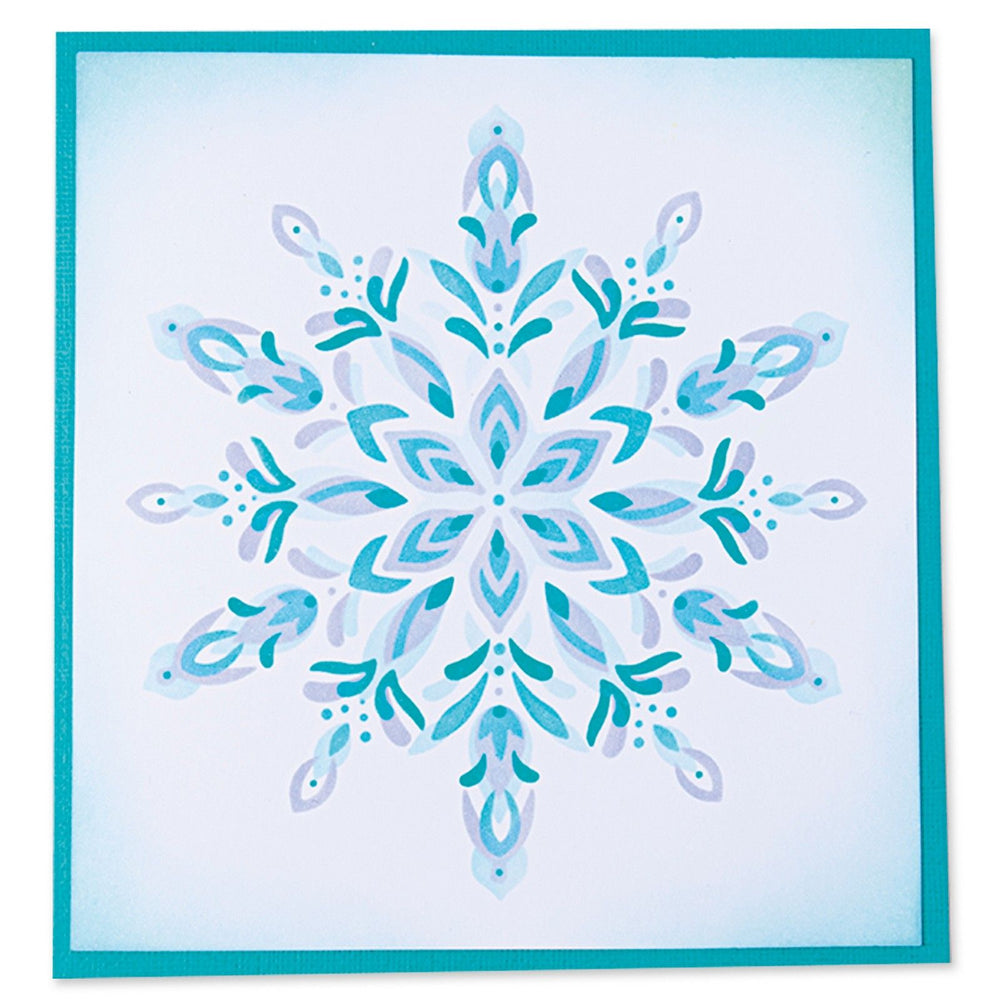 Sizzix • layered stencils snowflake 4stuks
