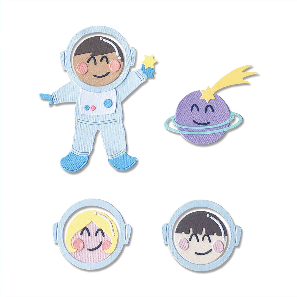 Sizzix • thinlits die set astronaut