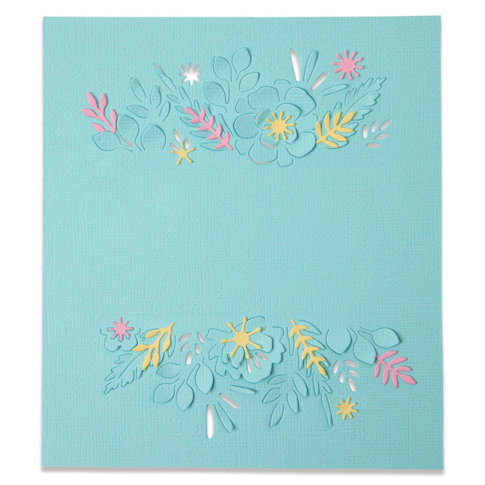 Sizzix • thinlits die set floral borders