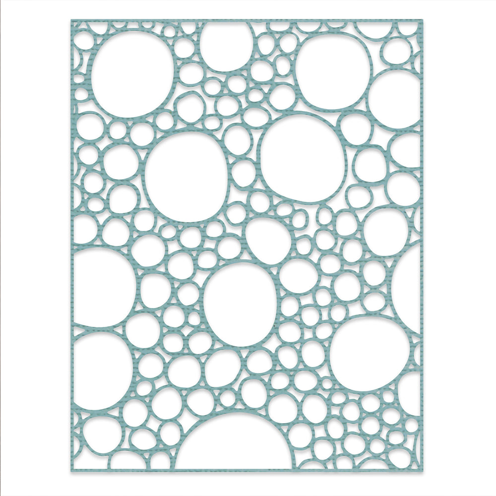 Sizzix • tim holtz thinlits die bubbling
