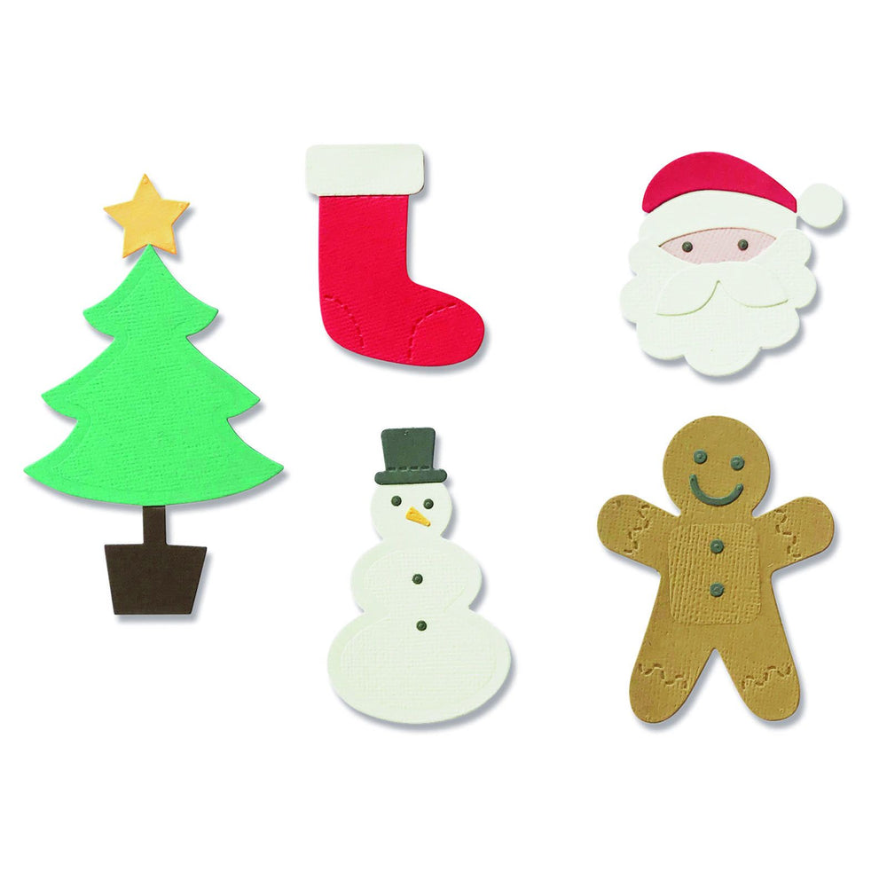 Sizzix • thinlits die set basic christmas shapes