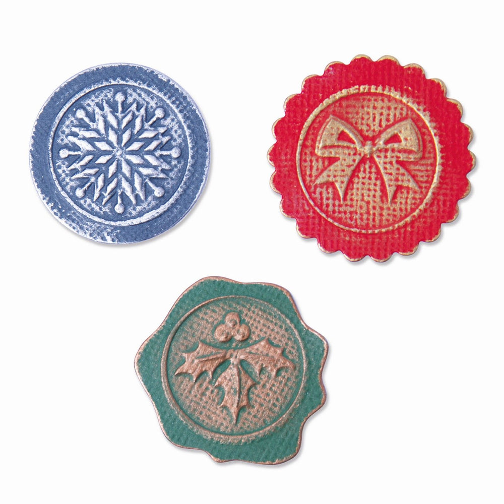 Sizzix • switchlits embossing folder seasonal seals