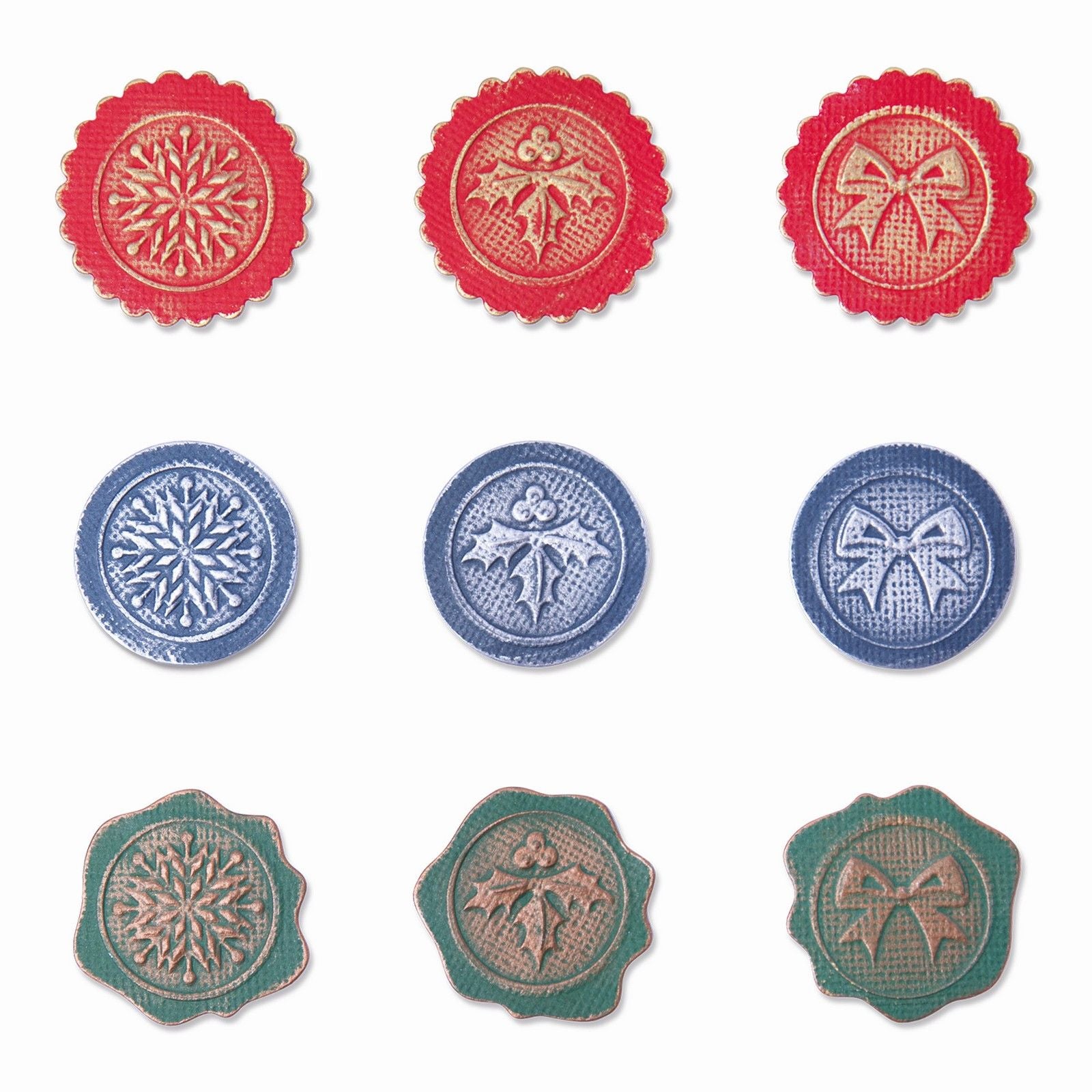 Sizzix • switchlits embossing folder seasonal seals
