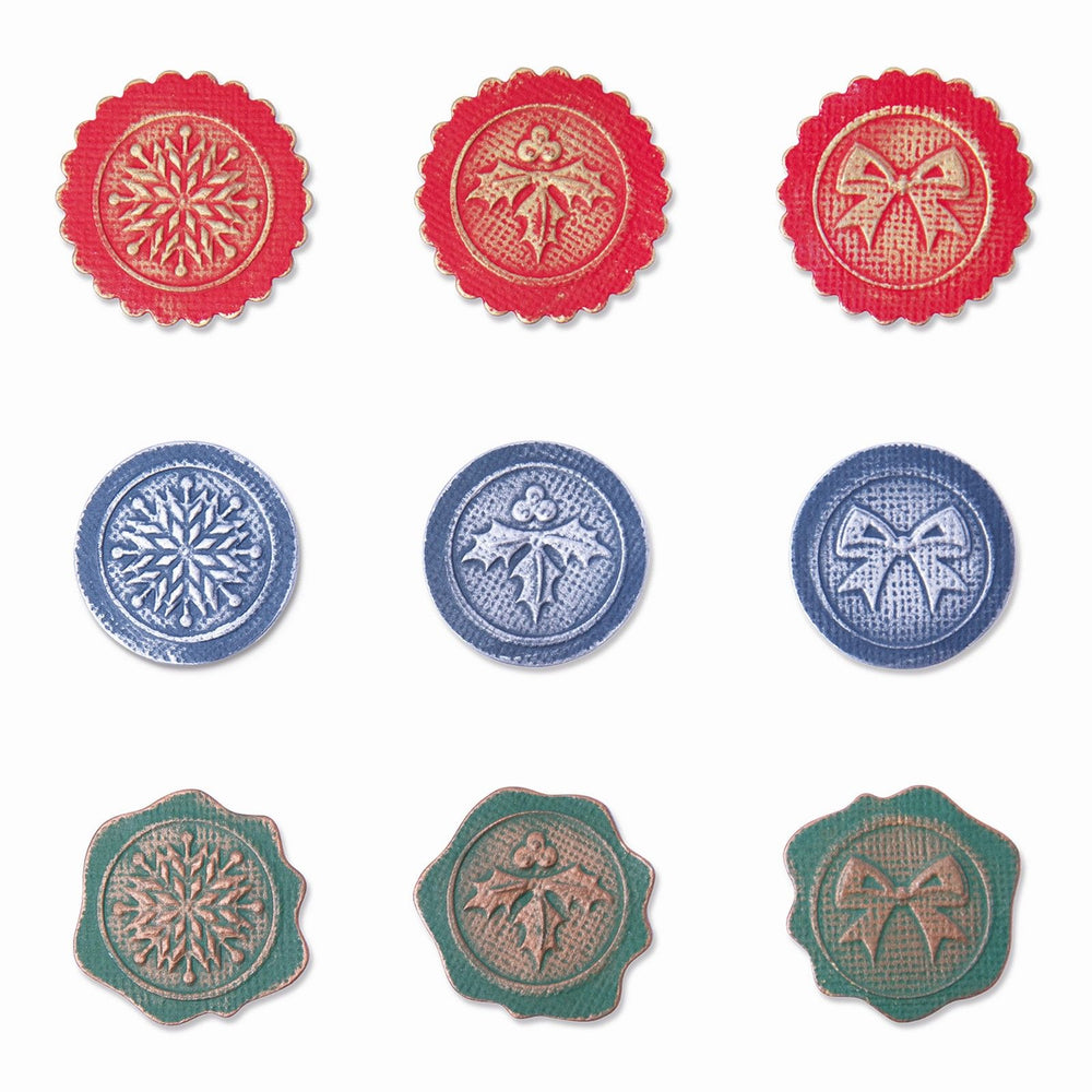 Sizzix • switchlits embossing folder seasonal seals