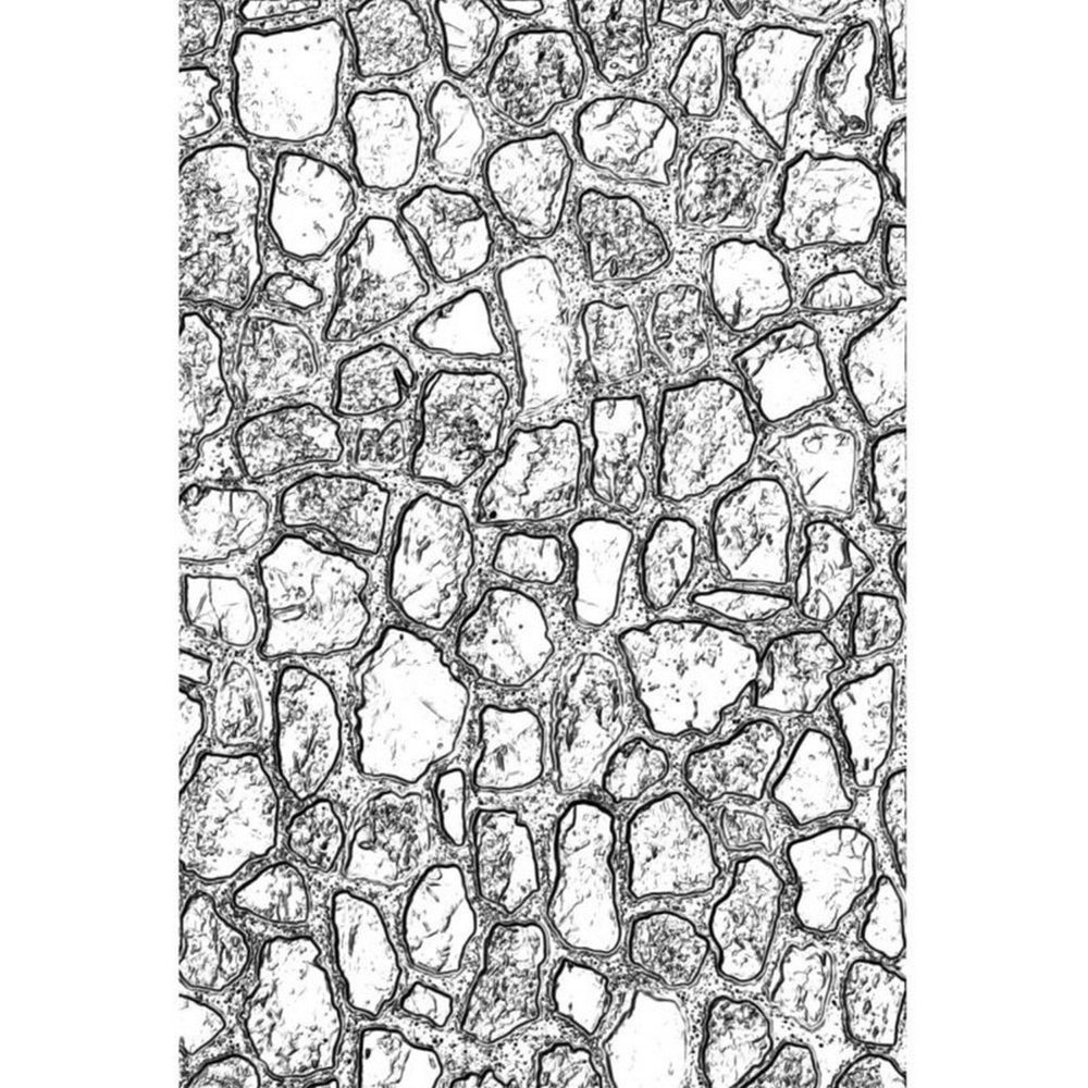 Sizzix • tim holtz 3-d texture fades embossing folder cobblestone #2