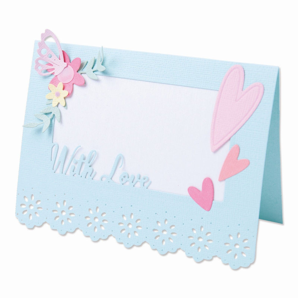 Sizzix • thinlits snijmal lace card base