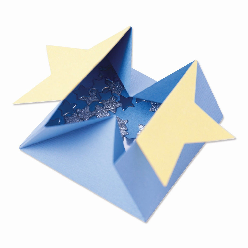 Sizzix • thinlits snijmal heart star card box