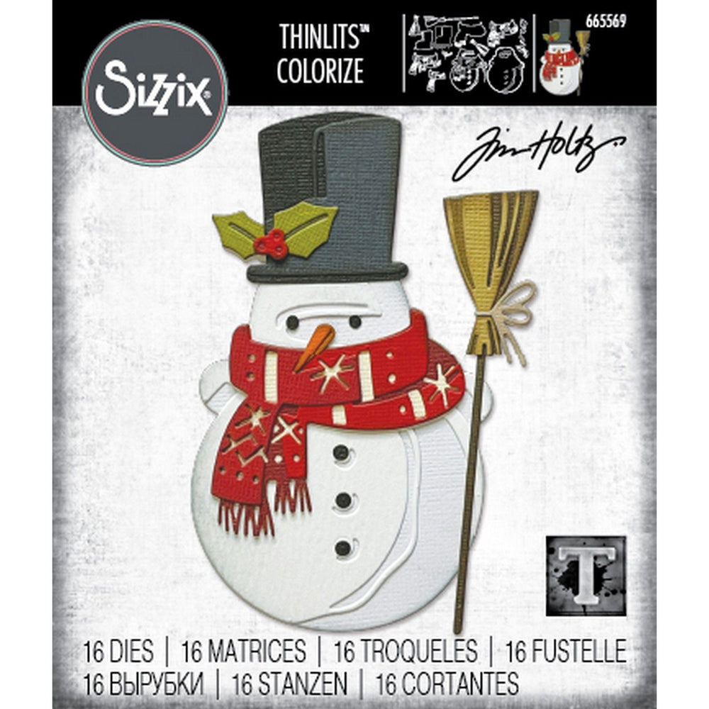 Sizzix • thinlits die set 16pcs winston, colorize by tim holtz