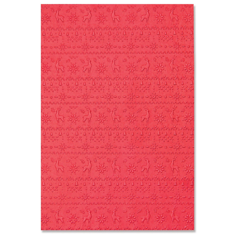 Sizzix • 3d textured impressions embossing folder winter sweater