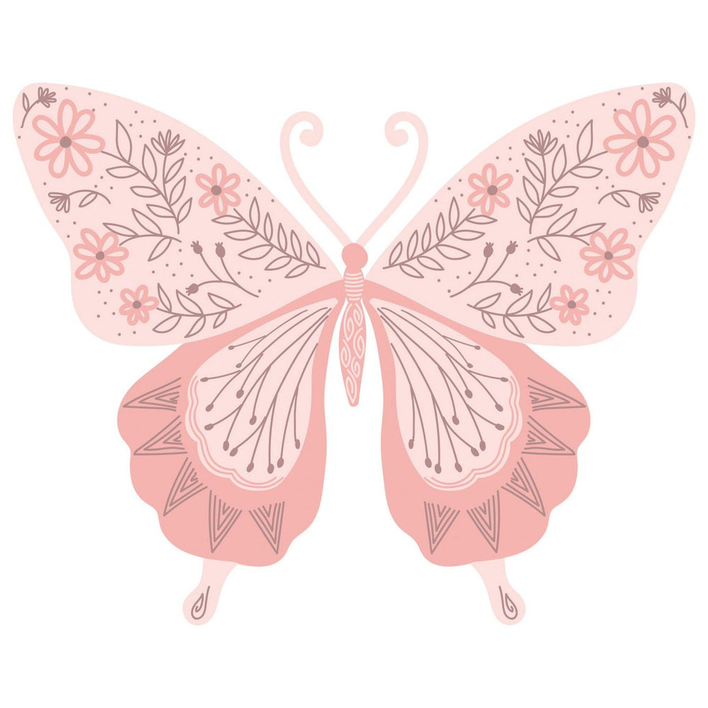 Sizzix • layered clear stamps decorated butterfly 3stuks