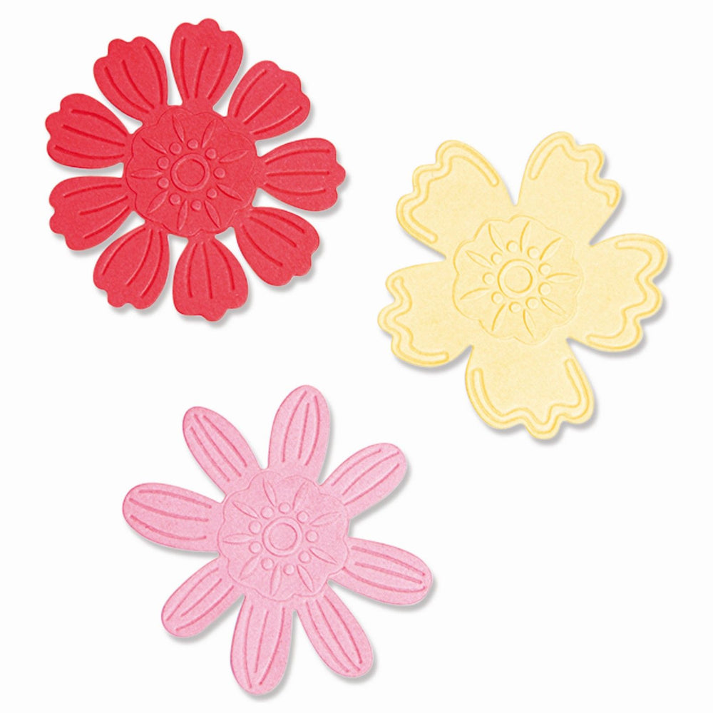 Sizzix • switchlits embossing folder detailed blooms