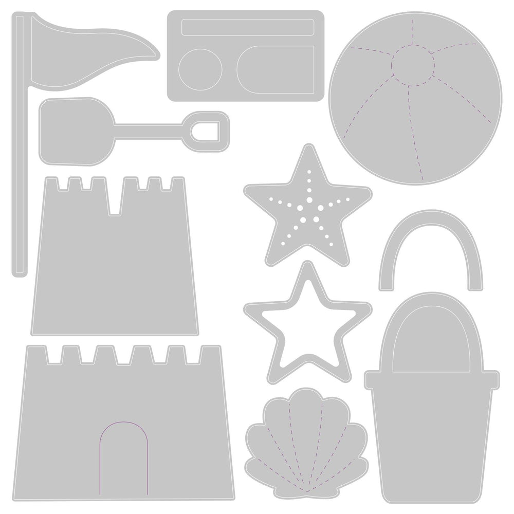 Sizzix • thinlits die set summer shapes 11pieces