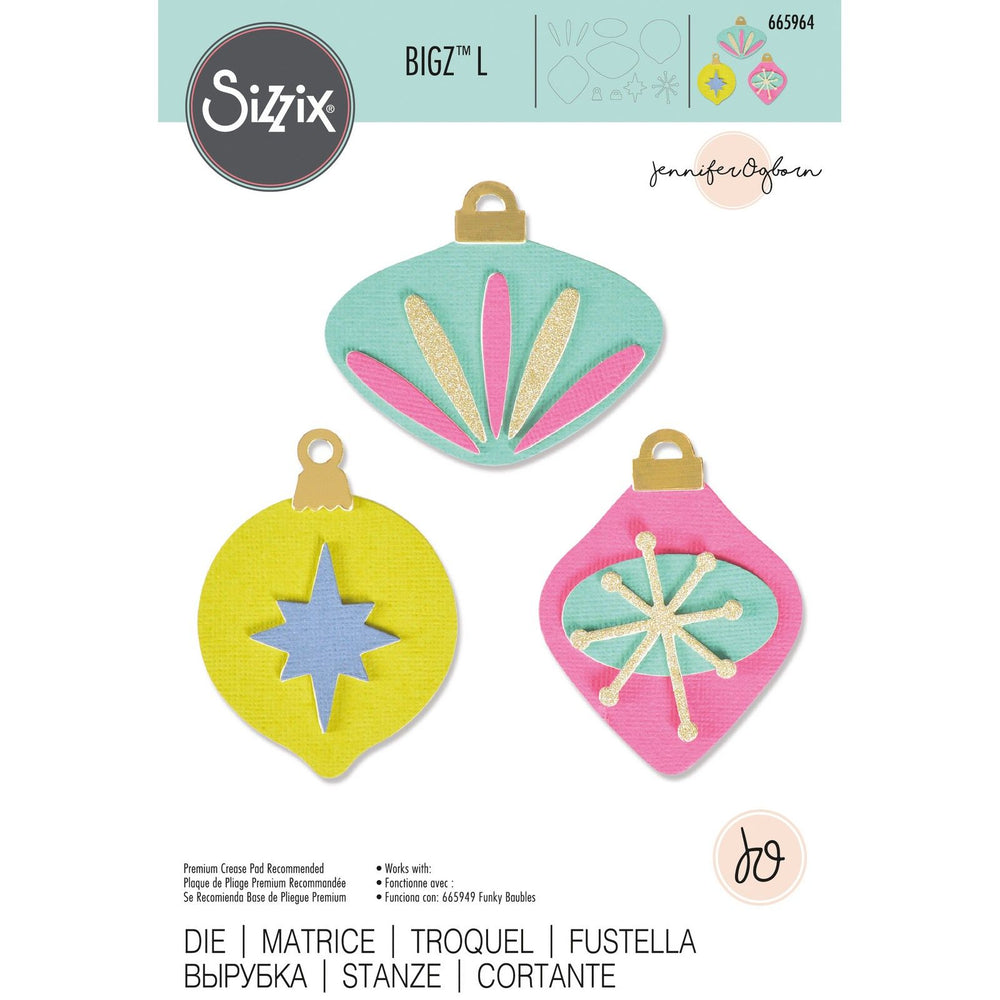 Sizzix • bigz l die quirky baubles