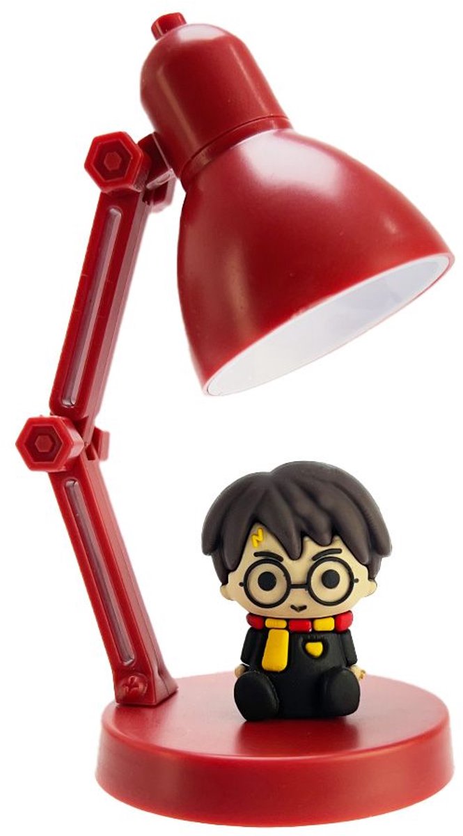 Mad monkey harry potter - leuk mini lampje van + - 10cm hoog - afneembare figurine - verstelbaar