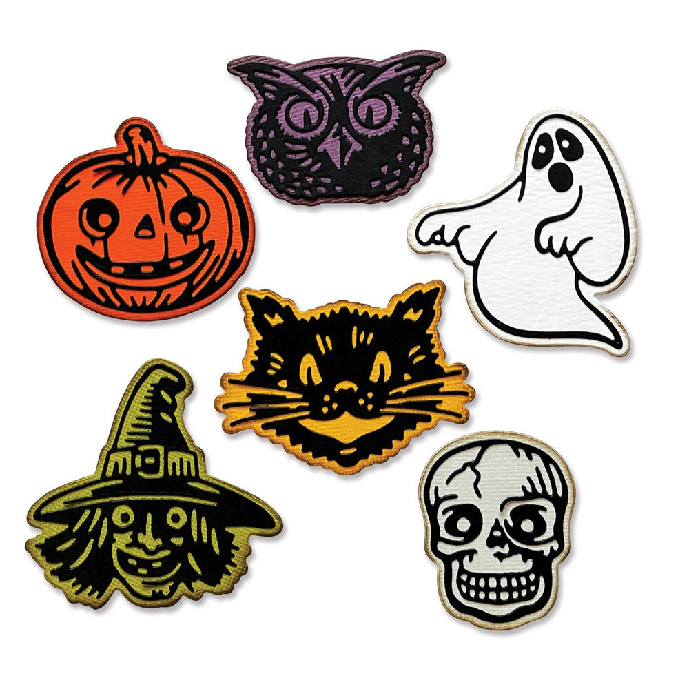 Sizzix • tim holtz thinlits die set retro halloween