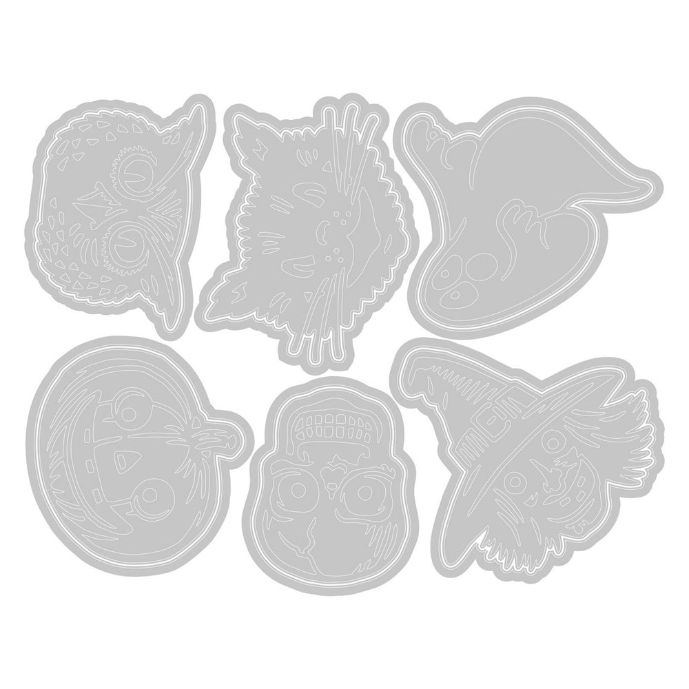 Sizzix • tim holtz thinlits die set retro halloween