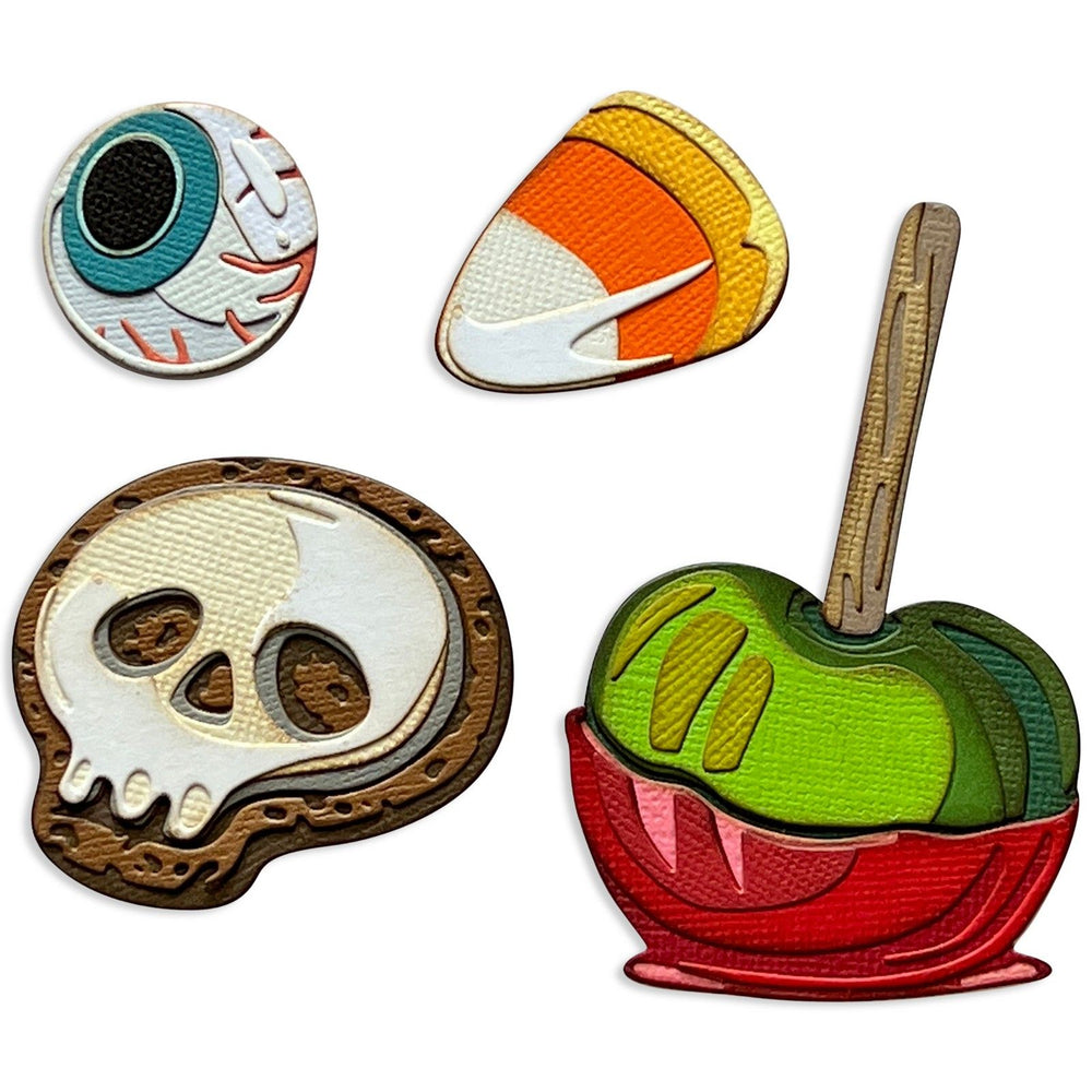 Sizzix • tim holtz thinlits die set trick or treat colorize
