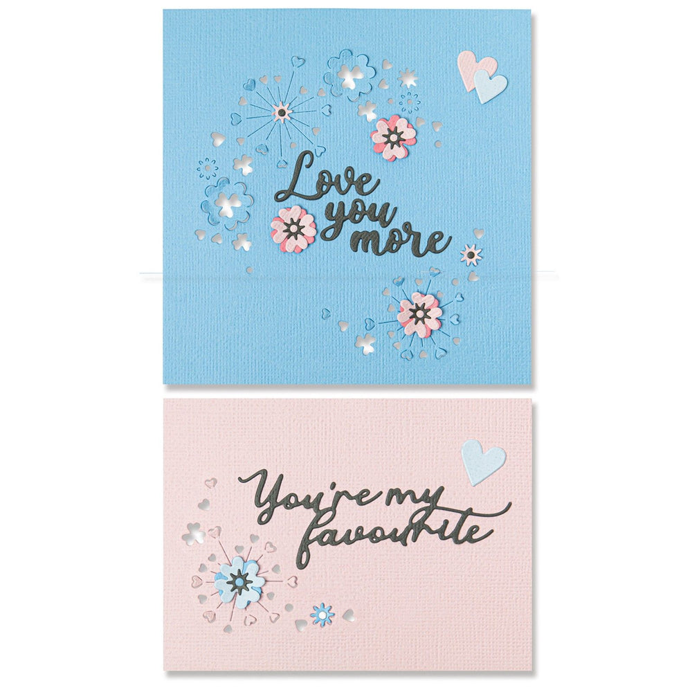 Sizzix • thinlits die set cut-pop valentine