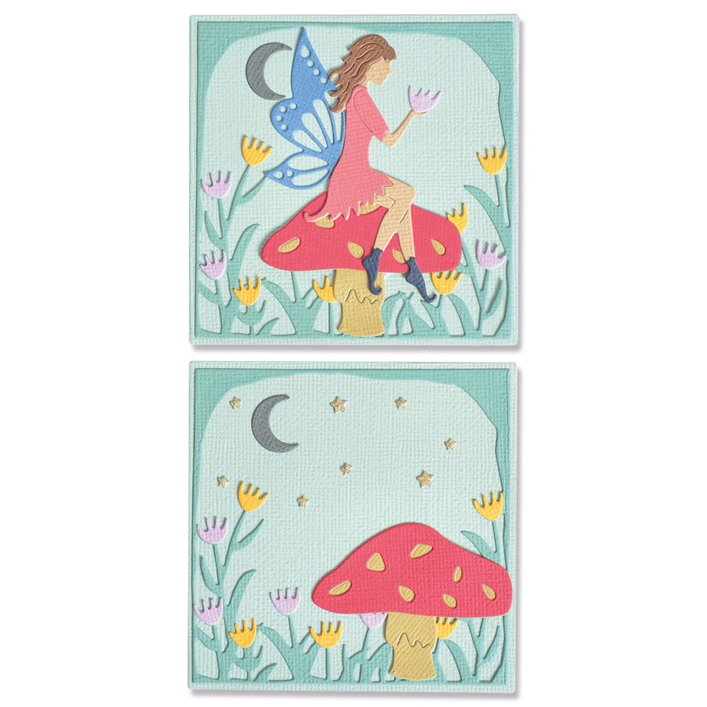 Sizzix • thinlits die set fairy scene
