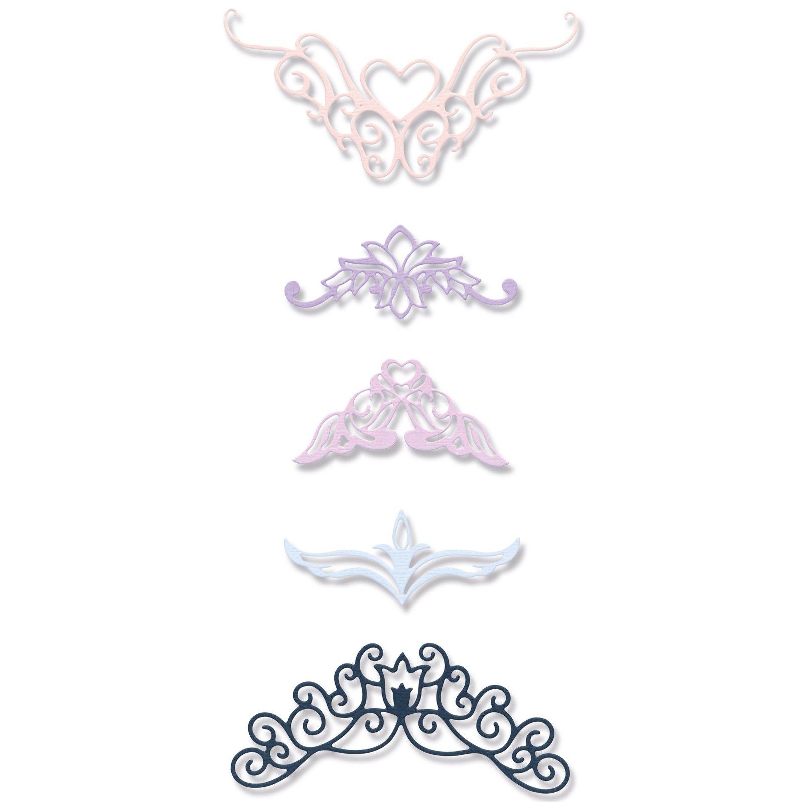 Sizzix • thinlits die set fanciful corners 5stuks