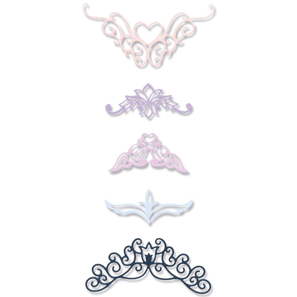 Sizzix • thinlits die set fanciful corners 5stuks