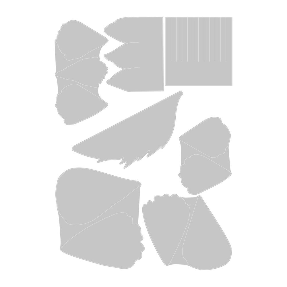 Sizzix • thinlits die set garden rose 7stuks
