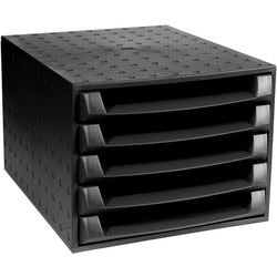 Ladekastje exacompta multiform forever 5 laden zwart