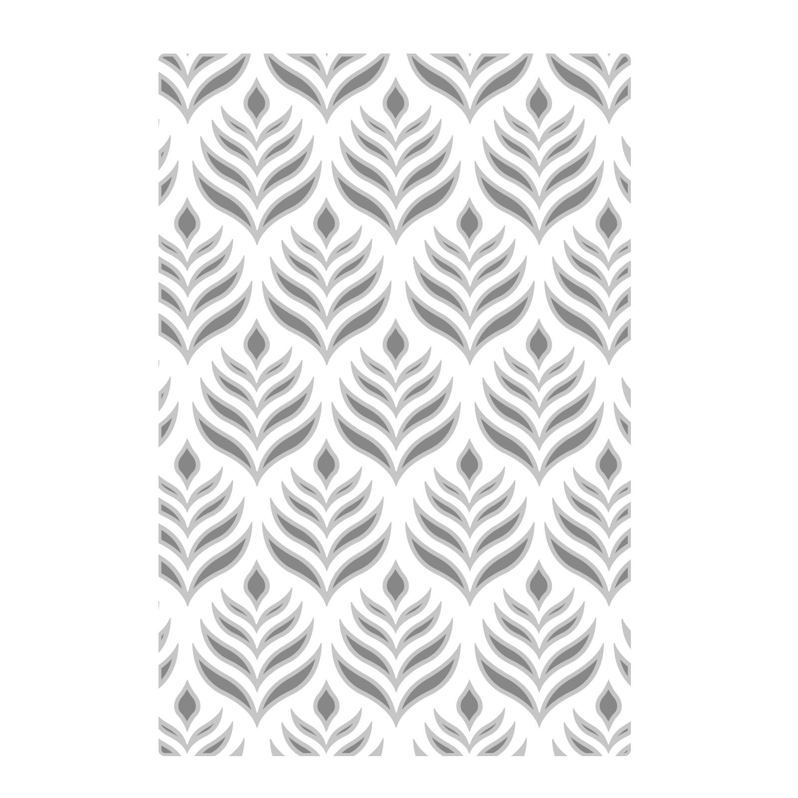 Sizzix • multi-level textured impressions embossing folder palm repeat