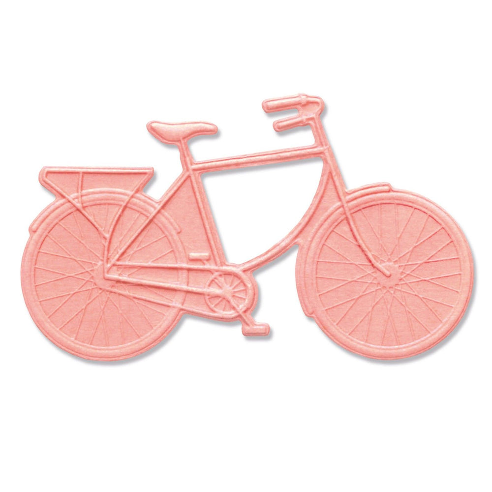 Sizzix • 3-d impresslits embossing folder bicycle by kath breen